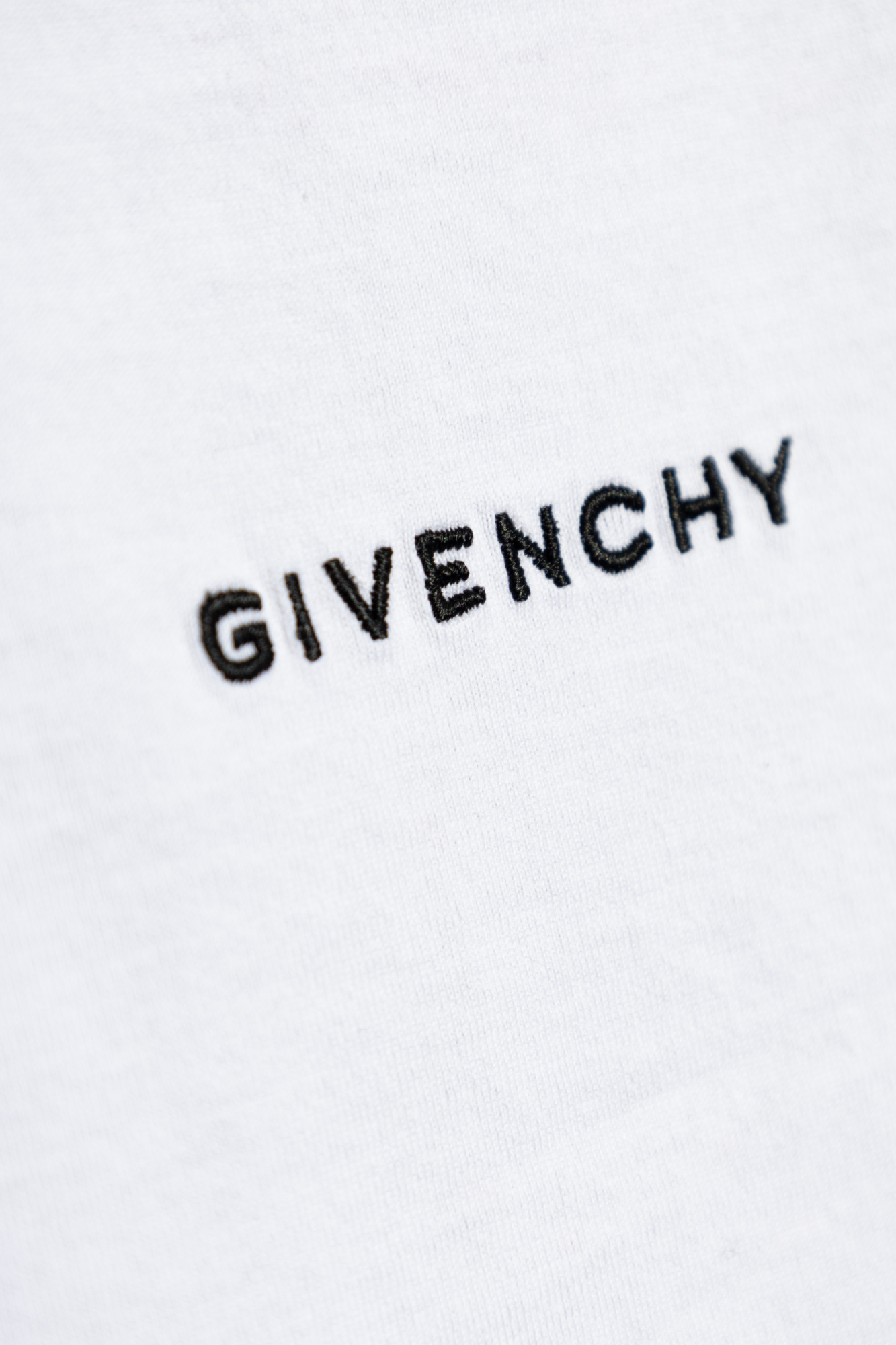White T-shirt with embroidered logo Givenchy - Vitkac AS